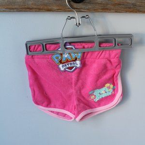 Paw Patrol Size 3T Girls Terry Shorts